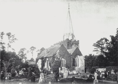 Stoke Poges Kilisesi (s/b fotoğraf) by English Photographer