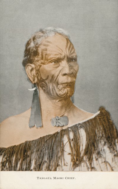 Tangata Maori Şefi (fotoğraf) by English Photographer