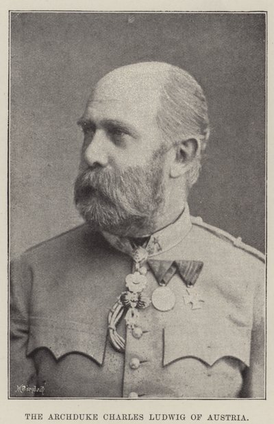 Avusturya Arşidükü Charles Ludwig by English Photographer