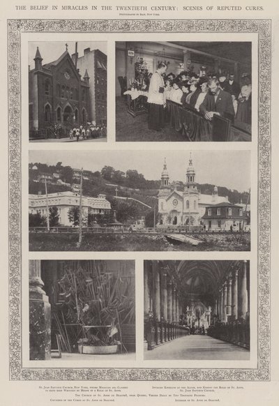 Yirminci Yüzyılda Mucizelere İnanç, Ünlü Tedavilerden Sahneler by English Photographer
