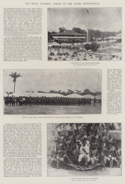 Benin Felaketi, Nijer Himayesinde Sahneler by English Photographer