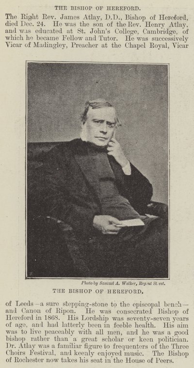 Hereford Piskoposu by English Photographer
