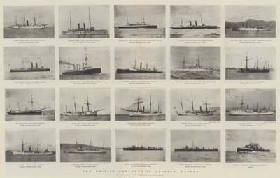 Çin Sularında İngiliz Filosu by English Photographer
