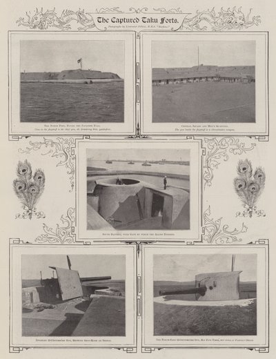 Yakalanan Taku Kaleleri, 1900 by English Photographer