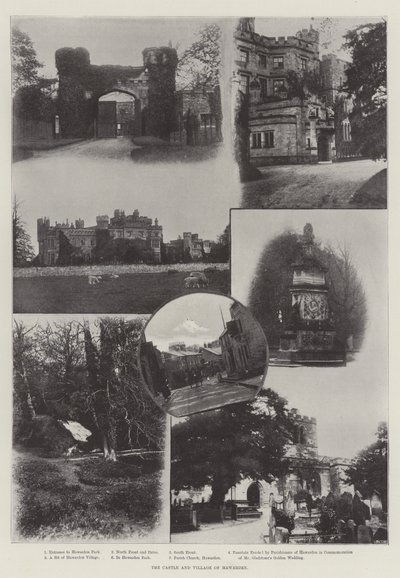 Hawarden Kalesi ve Köyü by English Photographer