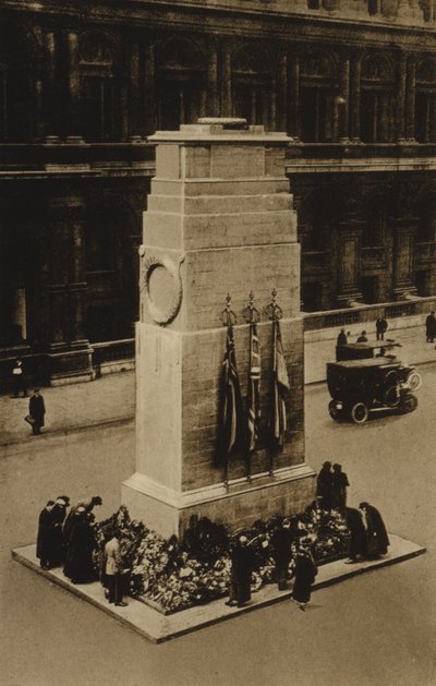 Cenotaph, Whitehall, Londra (s/b fotoğraf) by English Photographer