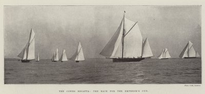 Cowes Regatta, İmparatorlar Kupası Yarışı by English Photographer
