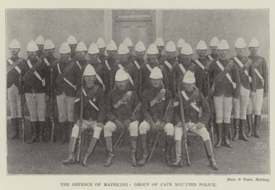 Mafeking Savunması, Cape Atlı Polis Grubu by English Photographer