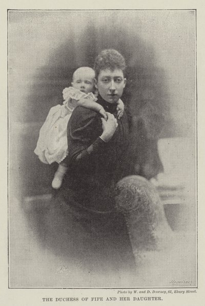 Fife Düşesi ve kızı by English Photographer