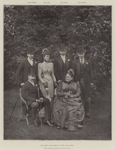 Teck ve Family Dükü ve Düşesi by English Photographer