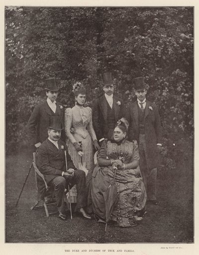 Teck ve Family Dükü ve Düşesi by English Photographer