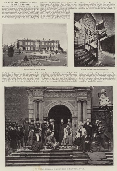 York Dükü ve Düşesi Temple Newsam