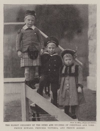 Cornwall ve York Dükü ve Düşesi, Prens Edward, Prenses Victoria ve Prens Albert