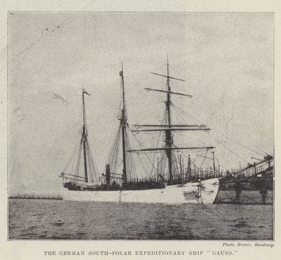 Alman Güney Kutup Seferi Gemisi Gauss by English Photographer