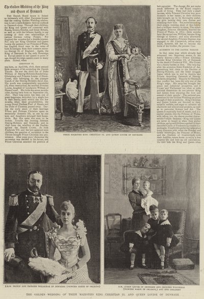 Majesteleri Kral Christian IX ve Danimarka Kraliçesi Louise