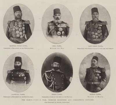 Yunan-Türk Savaşı, Türk Bakanlar ve Komutanlar by English Photographer