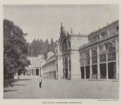 Büyük Colonnade, Marienbad by English Photographer