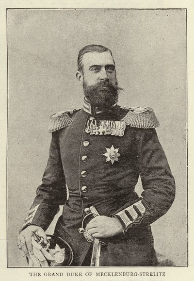 Mecklenburg-Strelitz Büyük Dükü by English Photographer