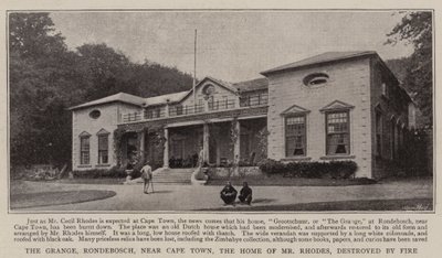 Cape Town yakınlarındaki Grange, Rondebosch, Bay Rhodes