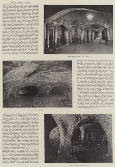 Hastings Mağaraları by English Photographer