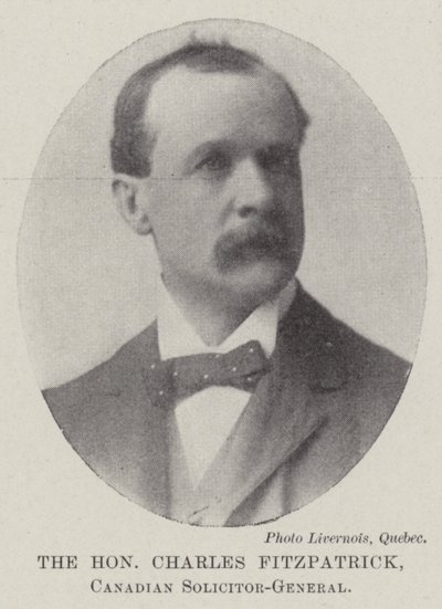 Sayın Charles Fitzpatrick, Kanadalı Başsavcı by English Photographer