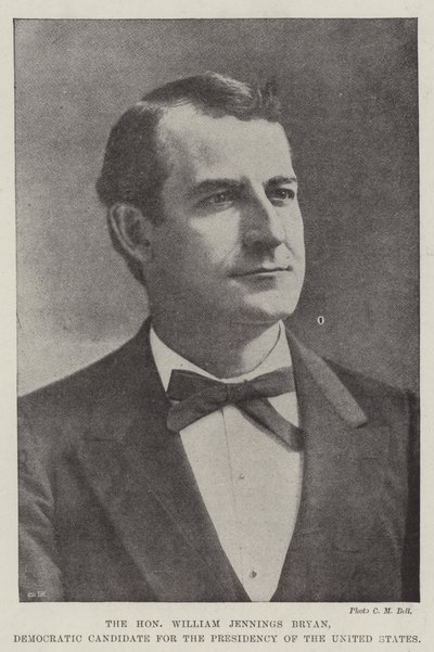 Sayın William Jennings Bryan, Amerika Birleşik Devletleri Başkanlığı Demokrat Adayı by English Photographer