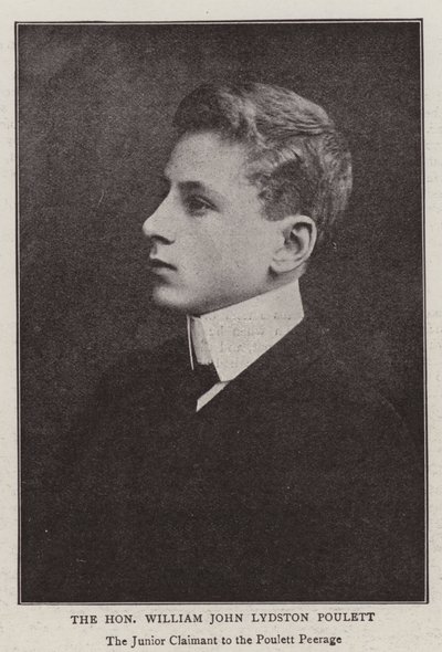 Saygıdeğer William John Lydston Poulett by English Photographer