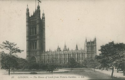 Lordlar Kamarası Victoria Gardens, Londra