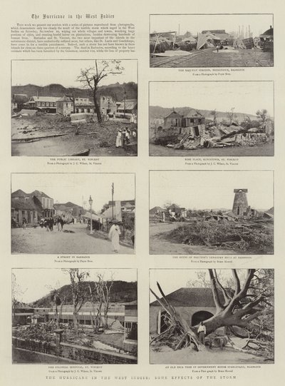 Batı Hint Adaları'ndaki Kasırga, Fırtınanın Bazı Etkileri by English Photographer