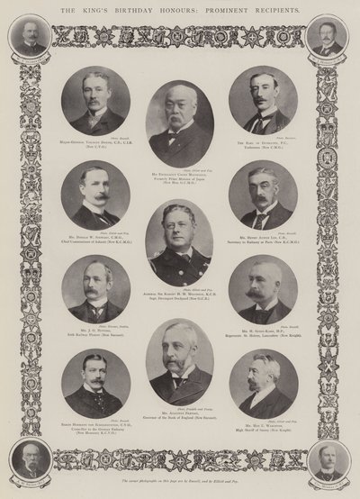 Kings Doğum Günü Onur Ödülü, Tanınmış Alıcılar by English Photographer