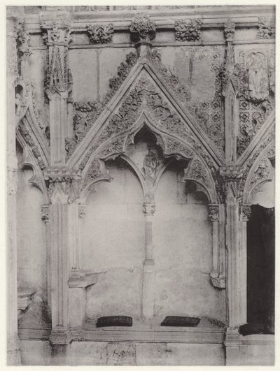 Lady Şapeli, Ely Katedrali: Güney Yakası, Doğudan, I (s/b fotoğraf) by English Photographer