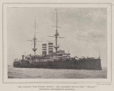 Sudaki En Büyük Savaş Gemisi, Japon Savaş Gemisi Mikasa, Portsmouth Limanı