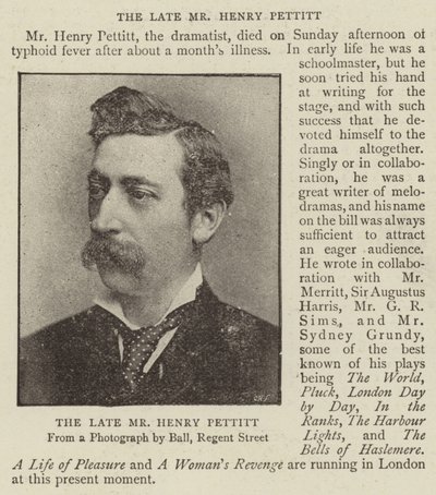 Geç Bay Henry Pettitt by English Photographer