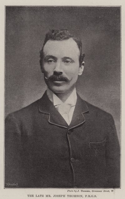 Merhum Bay Joseph Thomson, FRGS by English Photographer