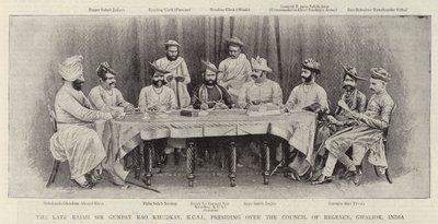Rahmetli Rajah Sir Gunpat Rao Khudkay, KCSI, Regency Konseyi