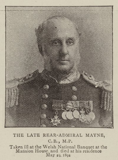 Geç Tuğamiral Mayne, CB, MP by English Photographer