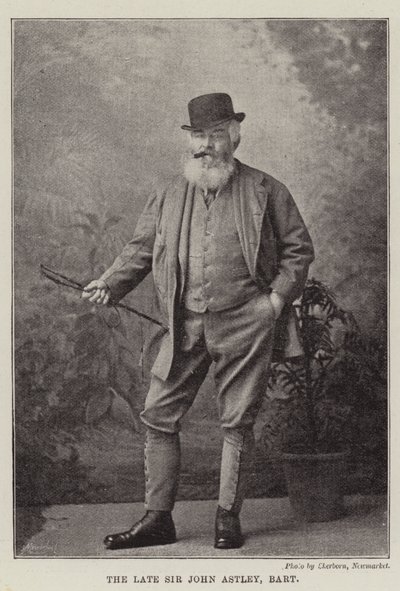 Geç Sir John Astley, Baronet by English Photographer