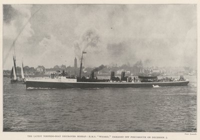 En Son Torpido-Boat Muhrip Kazası, HMS Sihirbazı, 5 Aralık