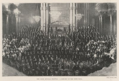 Leeds Müzik Festivali, Belediye Binasında Bir Konser by English Photographer
