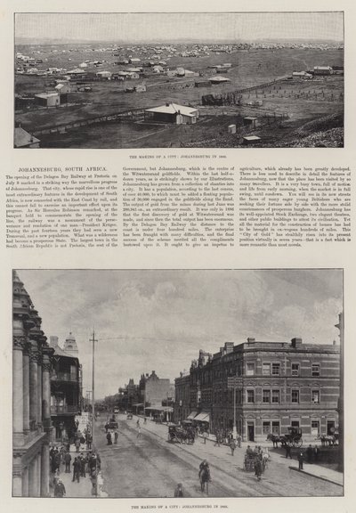 Bir Şehrin İnşası, Johannesburg, Güney Afrika by English Photographer