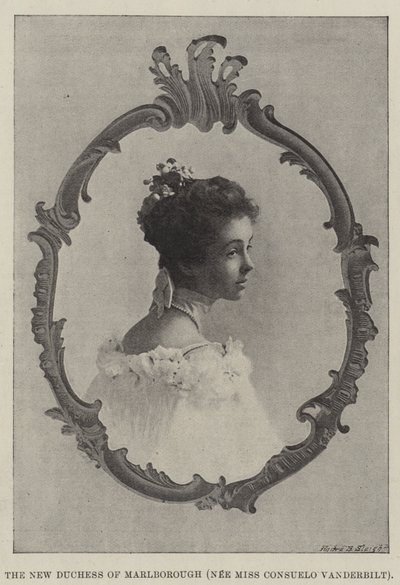 Yeni Marlborough Düşesi (kızlık soyadı Bayan Consuelo Vanderbilt) by English Photographer
