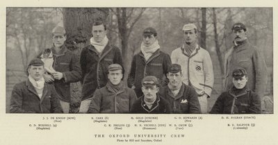 Oxford Üniversitesi Mürettebatı by English Photographer