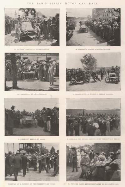Paris-Berlin Motorlu Araba Yarışı by English Photographer