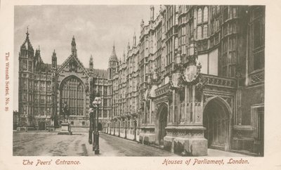 Peers Girişi, Parlamento Binaları, Londra by English Photographer