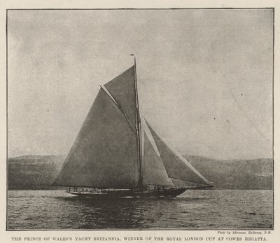 Galler Prensi Yat Britannia, Cowes Regatta