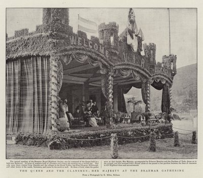 Kraliçe ve Klan Üyeleri, Majesteleri Braemar Toplantısında by English Photographer