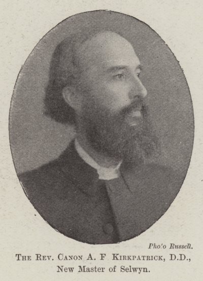 Muhterem Canon AF Kirkpatrick, DD, Selwyn