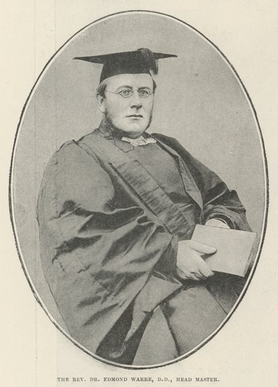 Muhterem Dr Edmond Warre, DD, Baş Usta by English Photographer