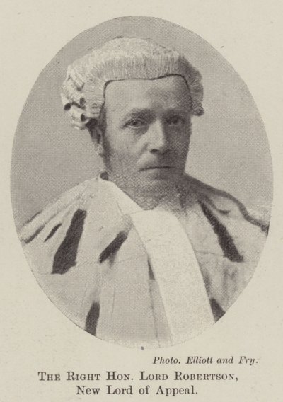Çok Sayın Lord Robertson, Yeni Temyiz Lordu by English Photographer