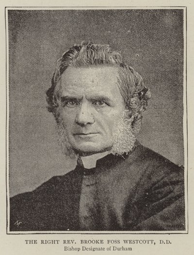 Sağ Muhterem Brooke Foss Westcott, DD by English Photographer